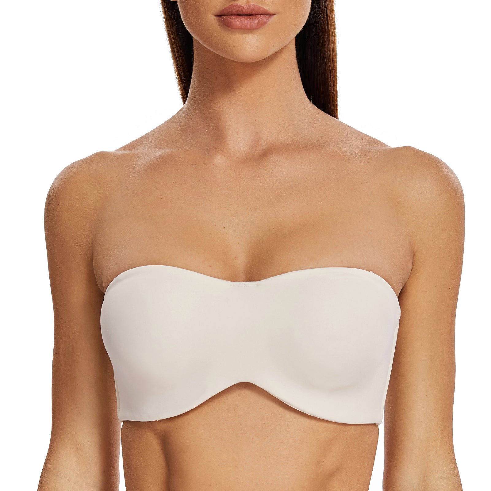 Meleneca Womens Strapless Bra For Large Bust Minimizer Unlined Bandeau