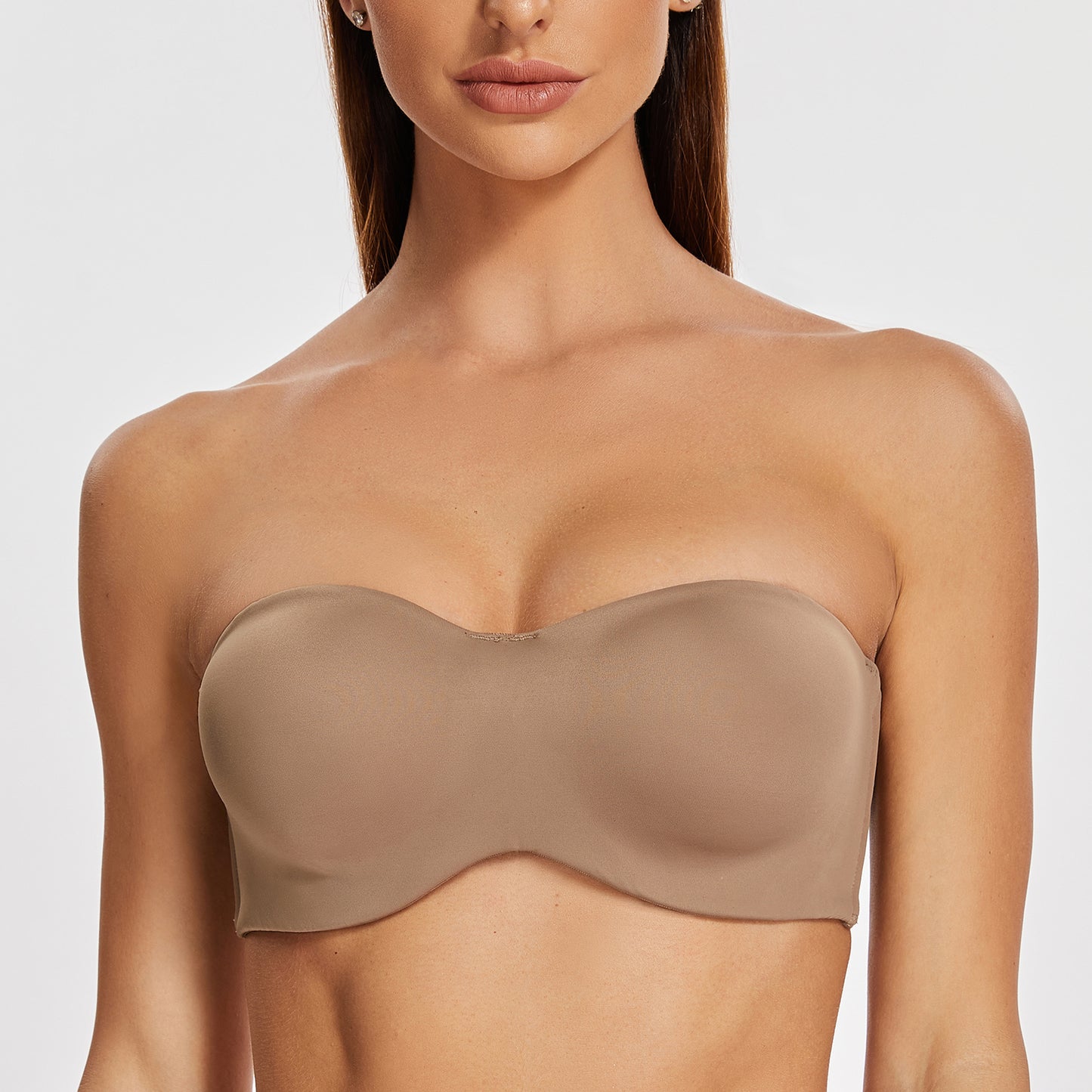 Meleneca Womens Strapless Bra For Large Bust Minimizer Unlined Bandeau