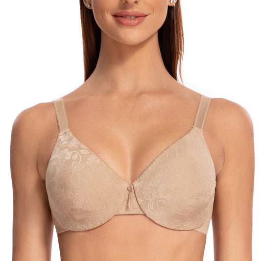  MELENECA Womens Strapless Bra For Large Bust Minimizer  Unlined Bandeau