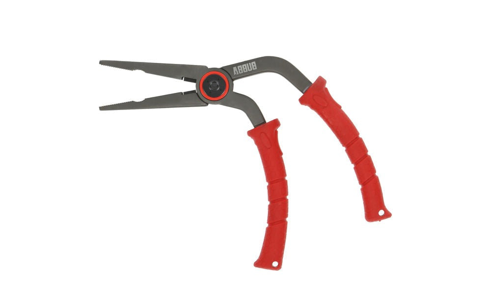 Bubba Blade 7.25 Fishing Pliers w/ Red Rubber Handle