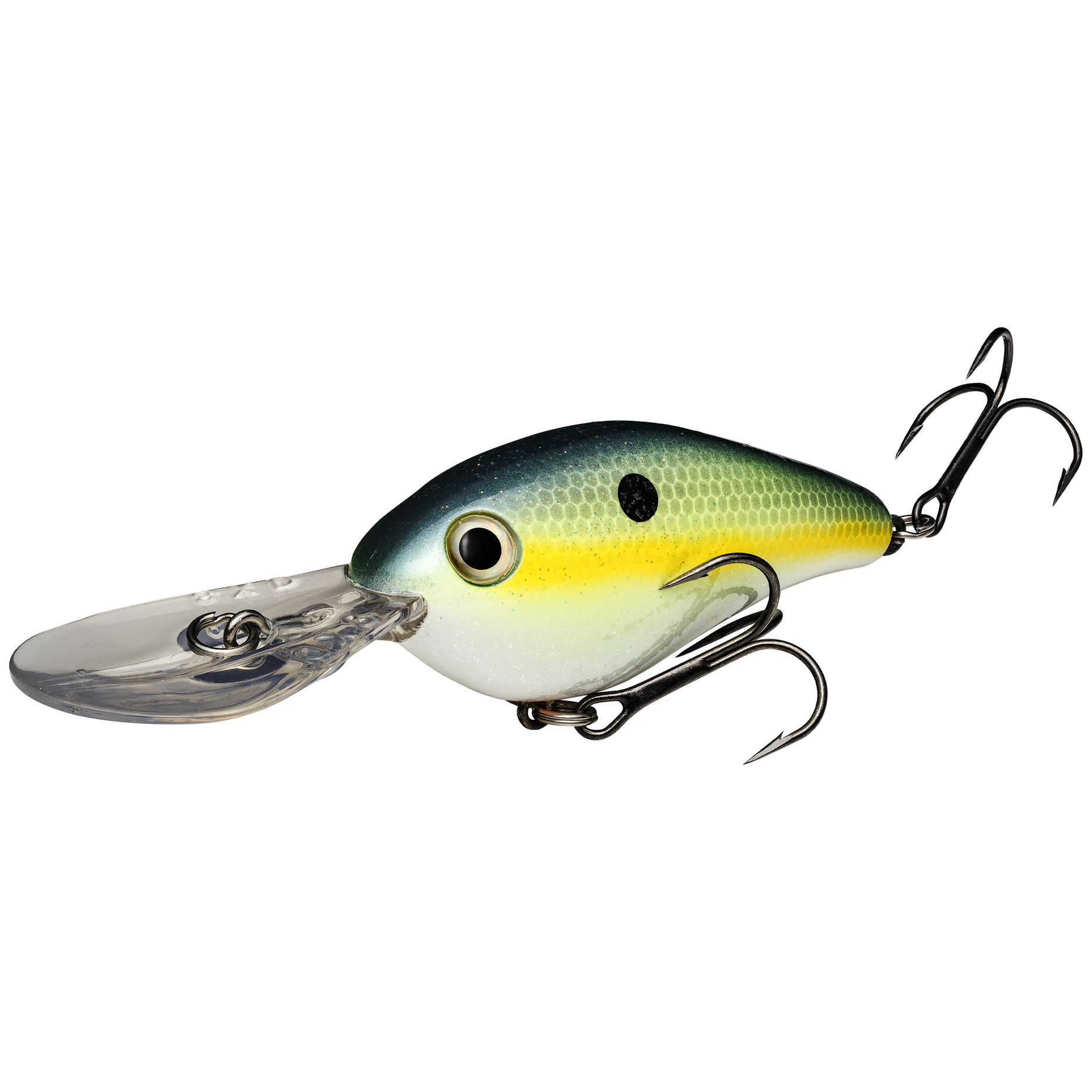 Strike King KVD Squarebill Crankbait (Clear Ghost Sexy Shad (500