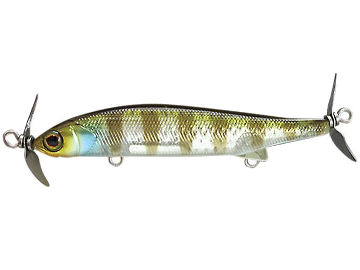 Jackall Pompadour Jr Floating Topwater Lure Black Bone (7555)