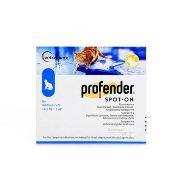 Profender | Spot-on Cats Allwormer | Intestinal Dewormer | Vetopia