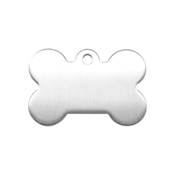 Thérèse Accessories | Classic Chrome Bone Pet ID Tags | Vetopia