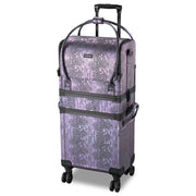 Byootique MassLux Purple Snake Skin 3in1 Rolling Makeup Case