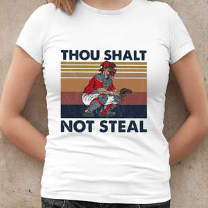 thou shalt not steal baseball shirt