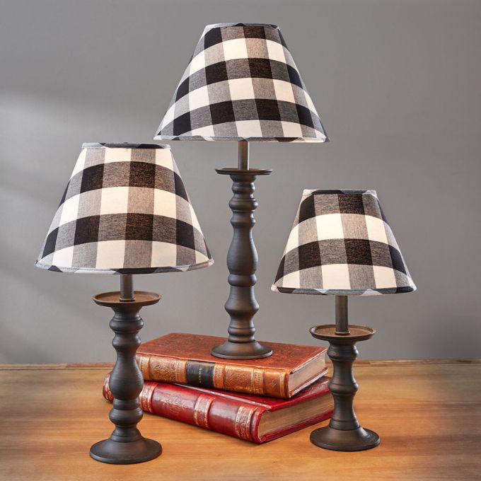 black buffalo check lamp shade