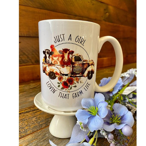 Just a Girl Who Loves Horses Mug – Quilted Cabin