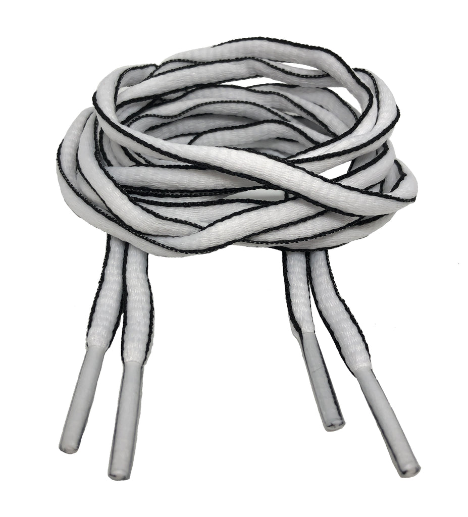 two tone oval shoelaces