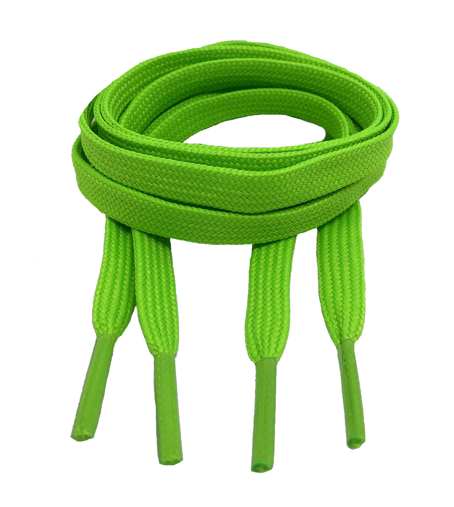 neon green shoelaces