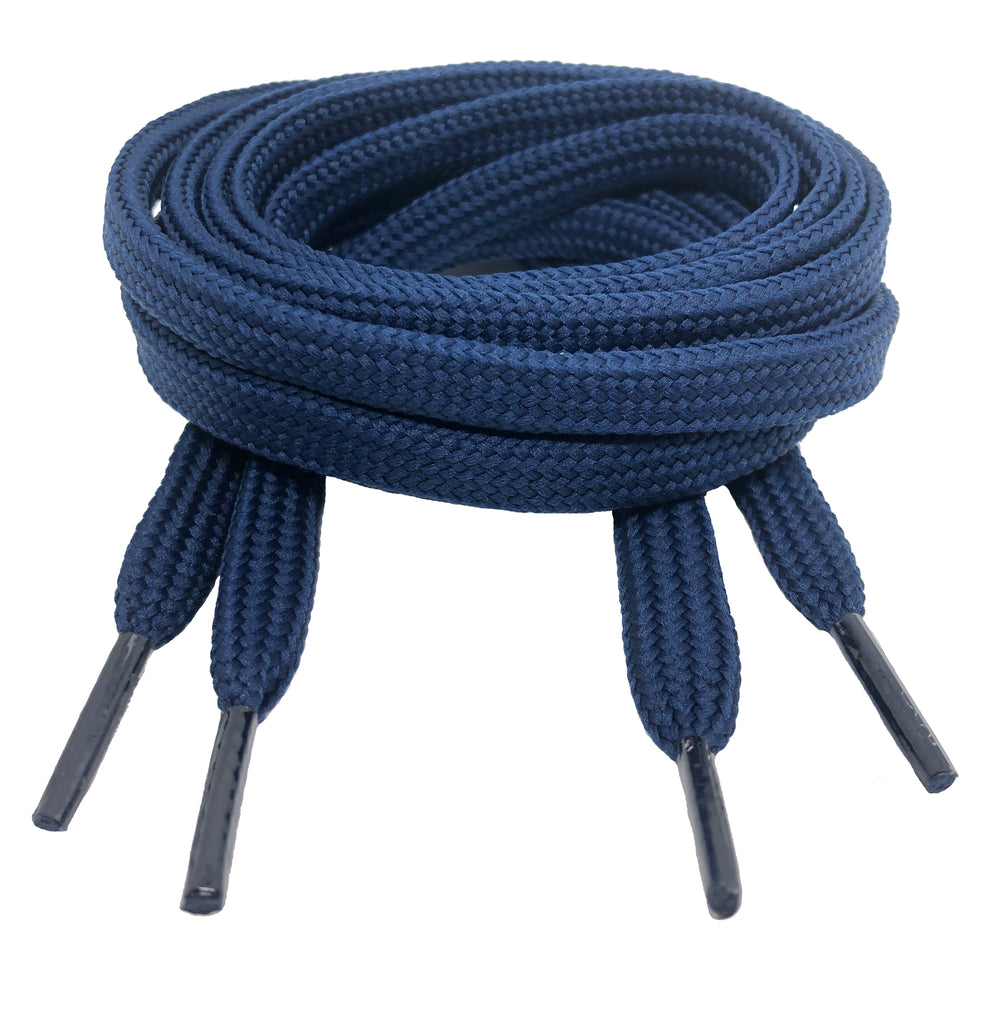 dark blue shoelaces