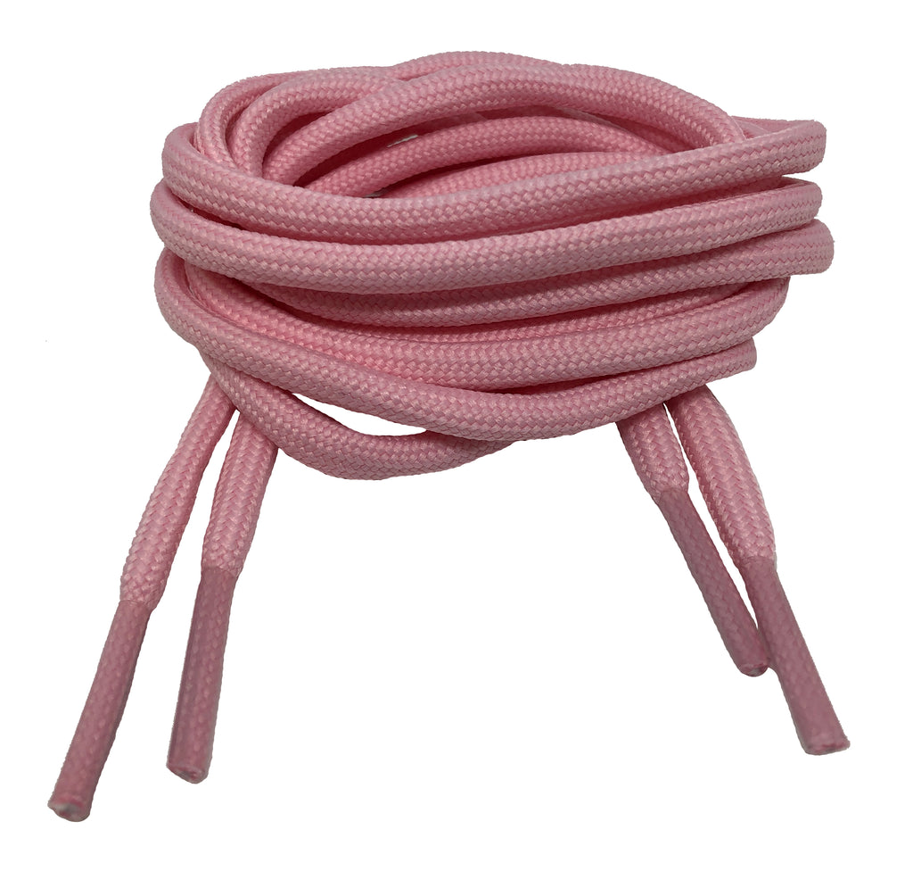 pink round shoelaces