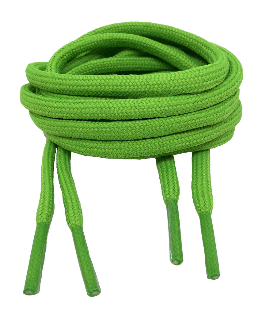 Round Neon Green Shoelaces – Big Laces