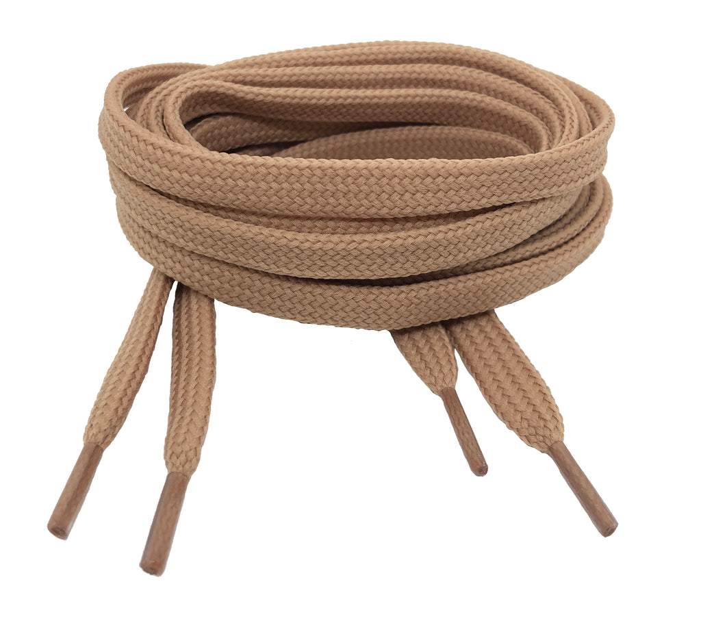 khaki shoe laces