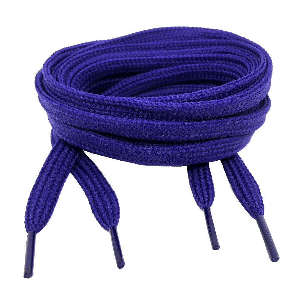 Flat Purple Shoelaces – Big Laces