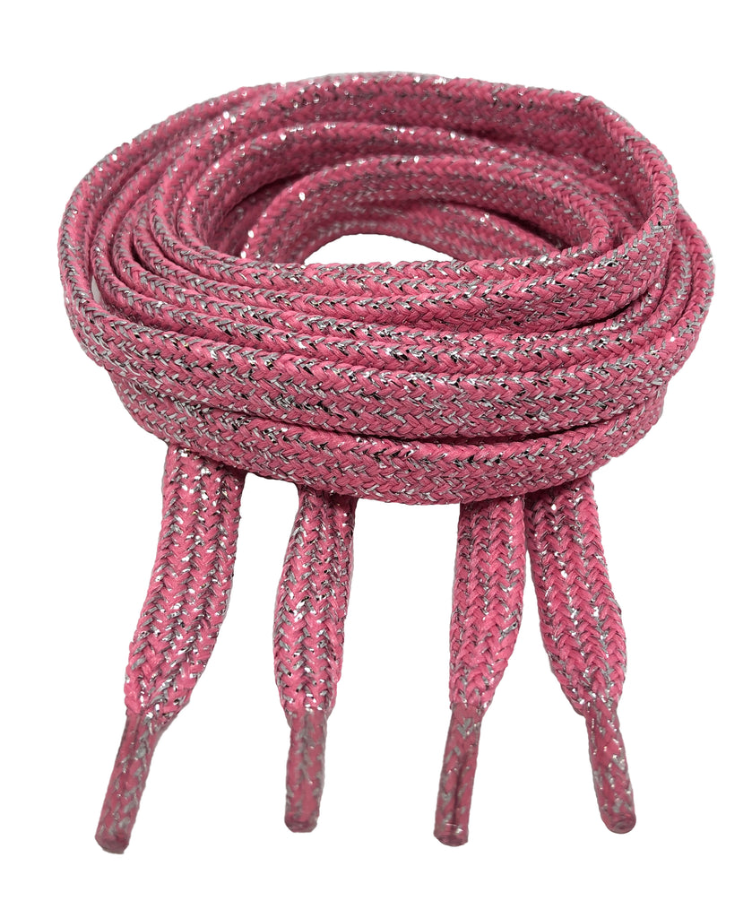 pink flat laces