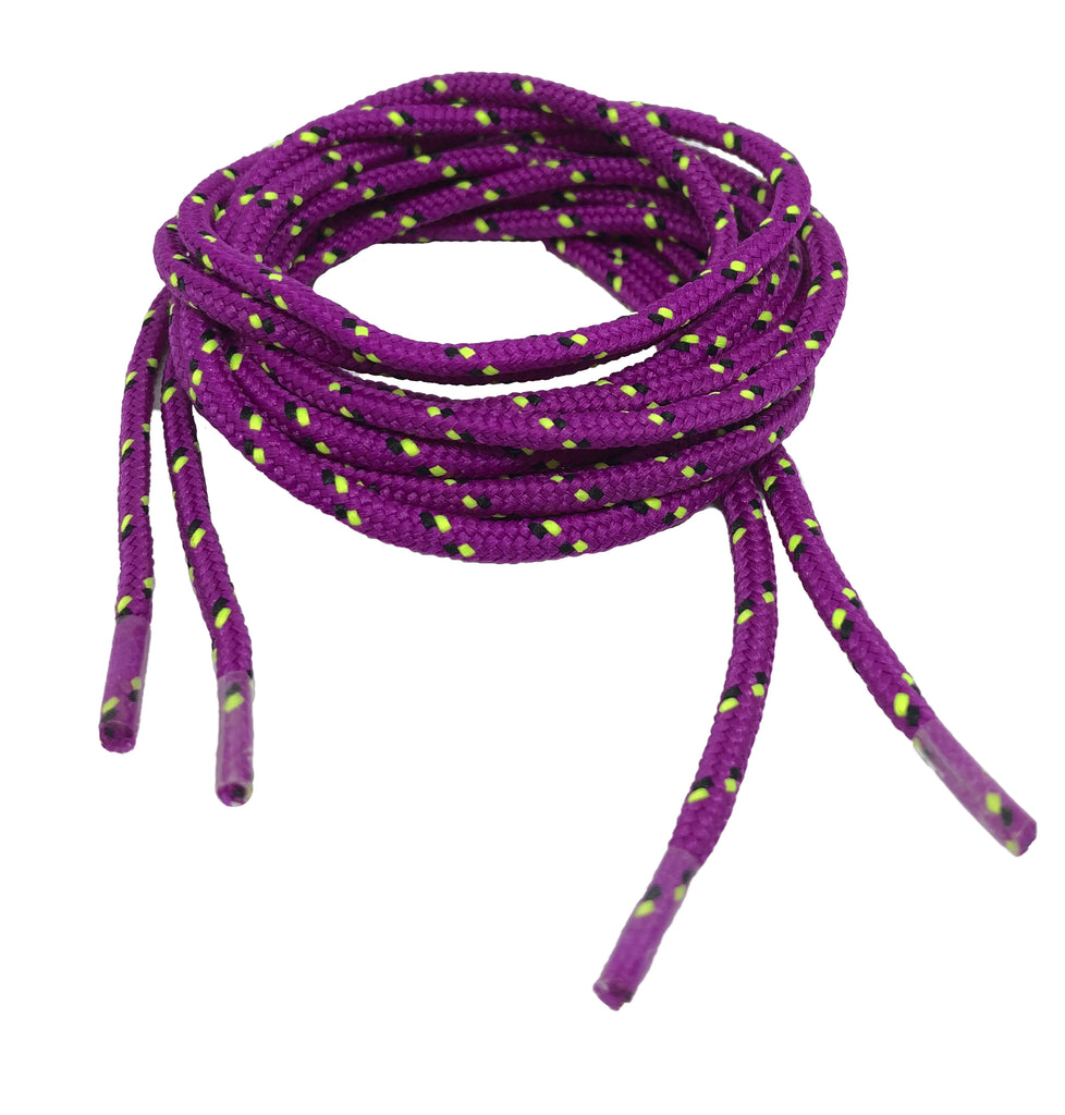 neon purple shoelaces