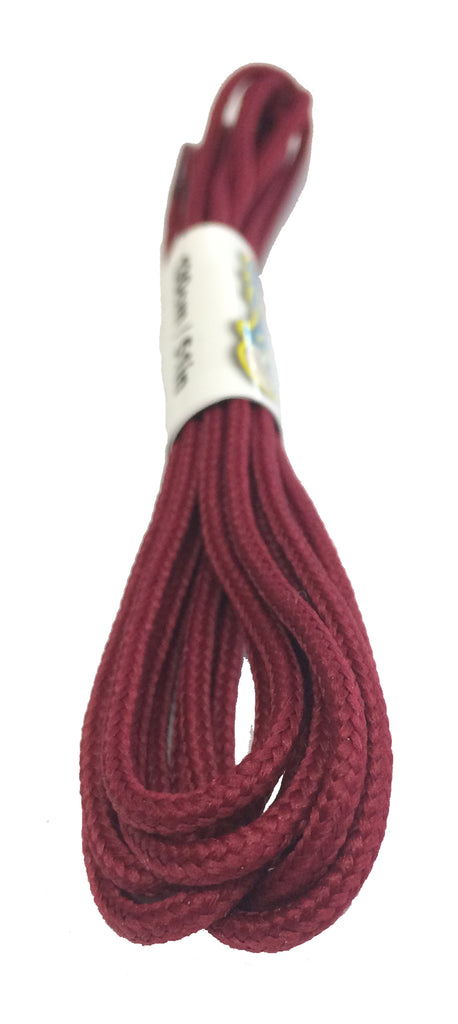 Round Burgundy Shoelaces – Big Laces