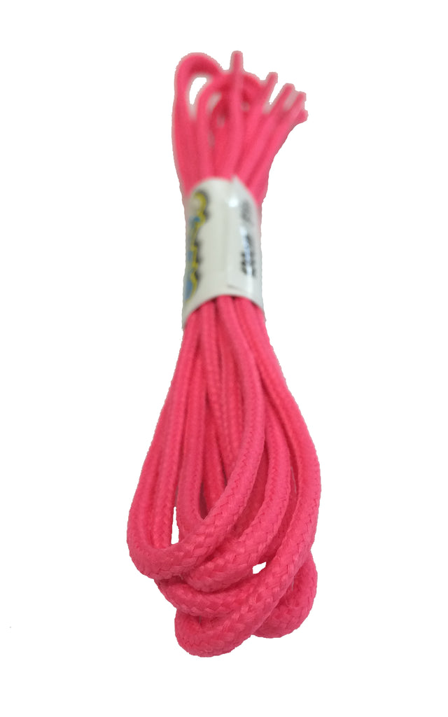Round Neon Pink Shoelaces – Big Laces