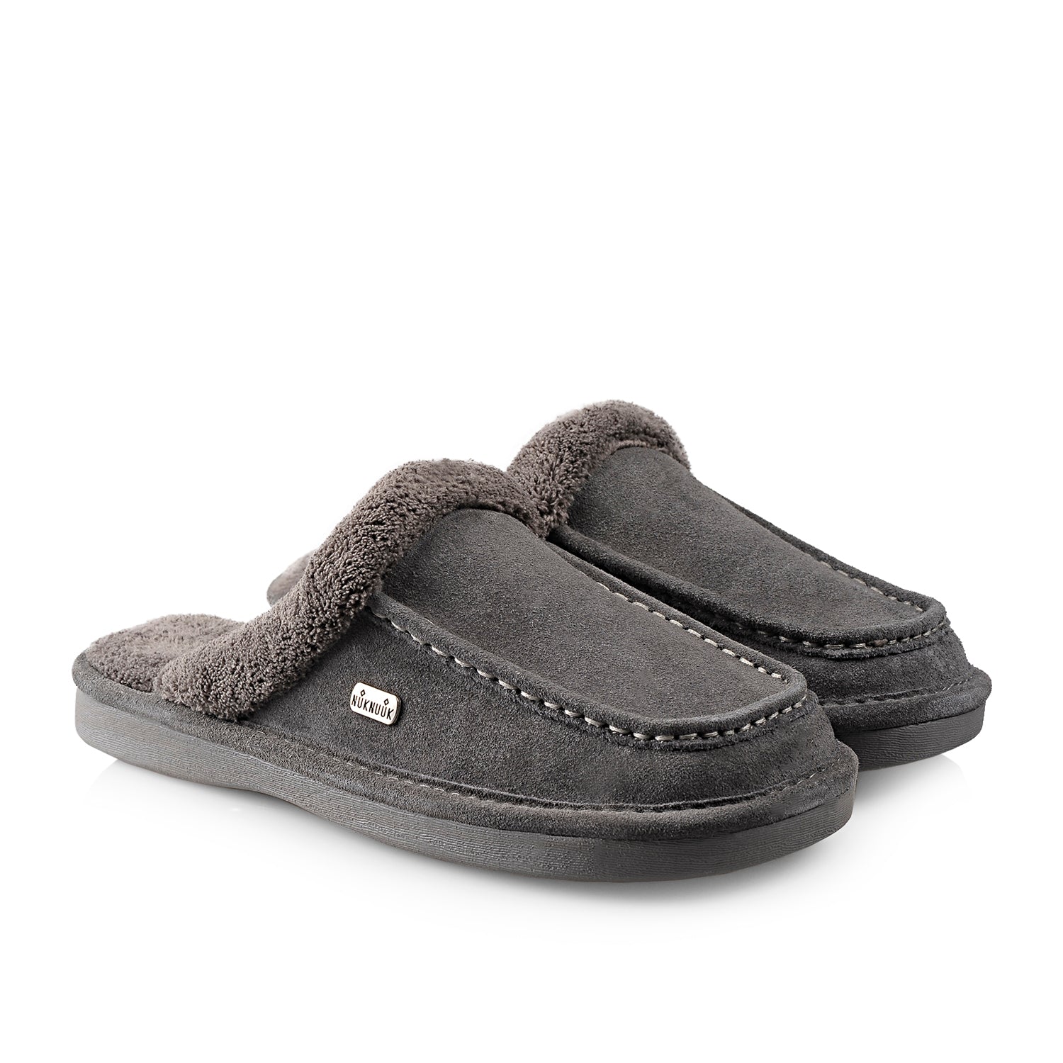 Nuknuuk Ed Men's Slipper (Grey) | Size 8-13