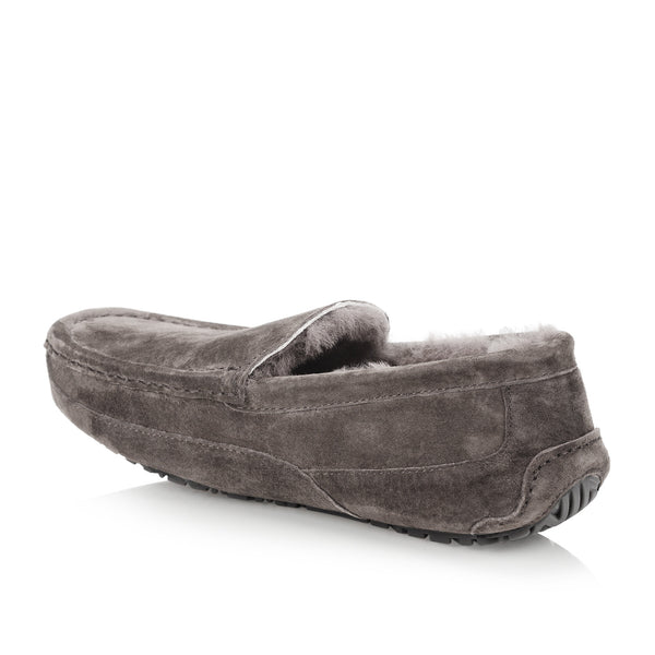 Nuknuuk Spencer Men's Slipper (Grey) | Size 8-11 | Sheepskin Lining