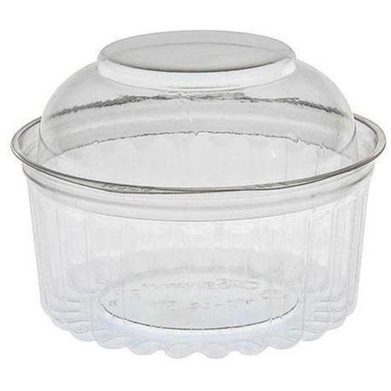 24 oz. Clear Hinged Deli Container - Pak-Man Food Packaging Supply