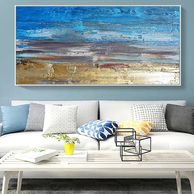 Beach abstract painting