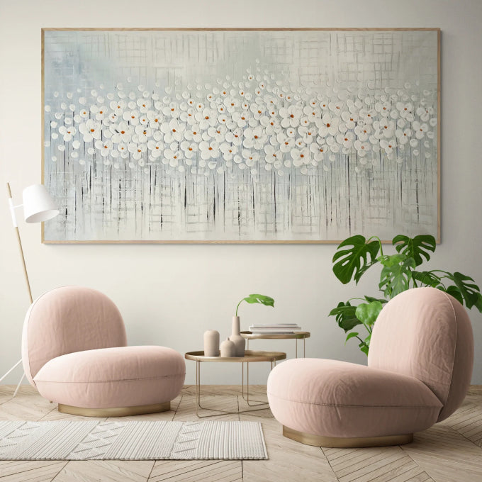 Lily Garden abstract painting