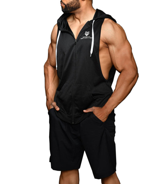 dri fit sleeveless hoodie