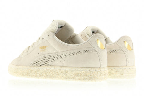 puma suede x careaux whisper white