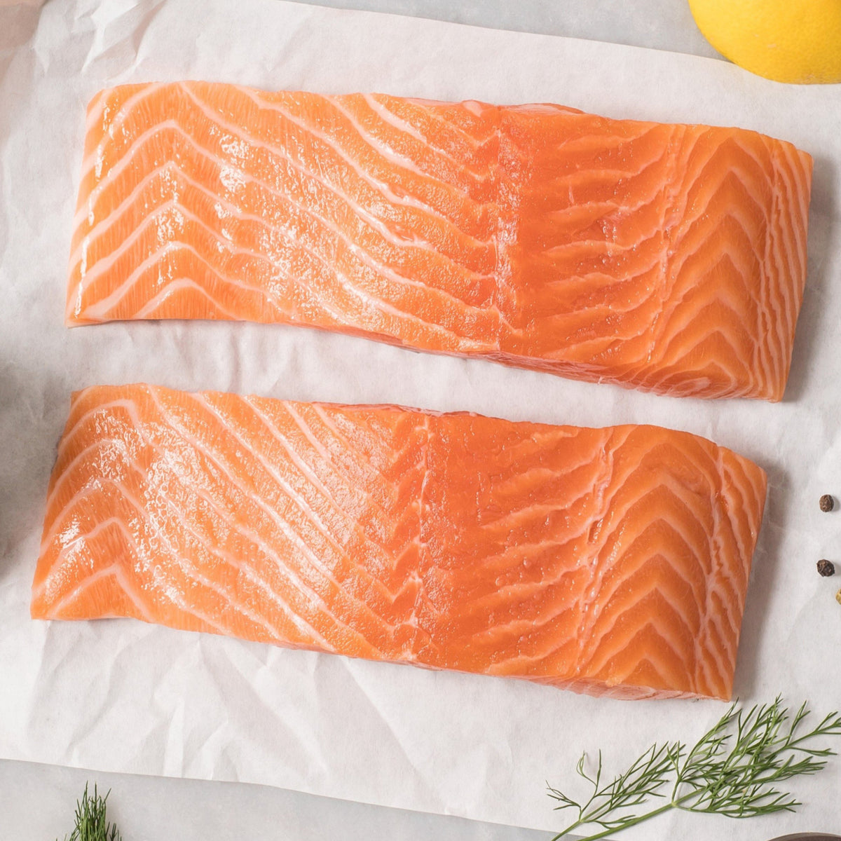 Wester Ross Scottish Salmon Fillets – Chef's Box by Land & Sea