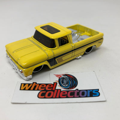 Custom '62 Chevy Pickup * Orange * Hot Wheels Loose 1:64 Scale