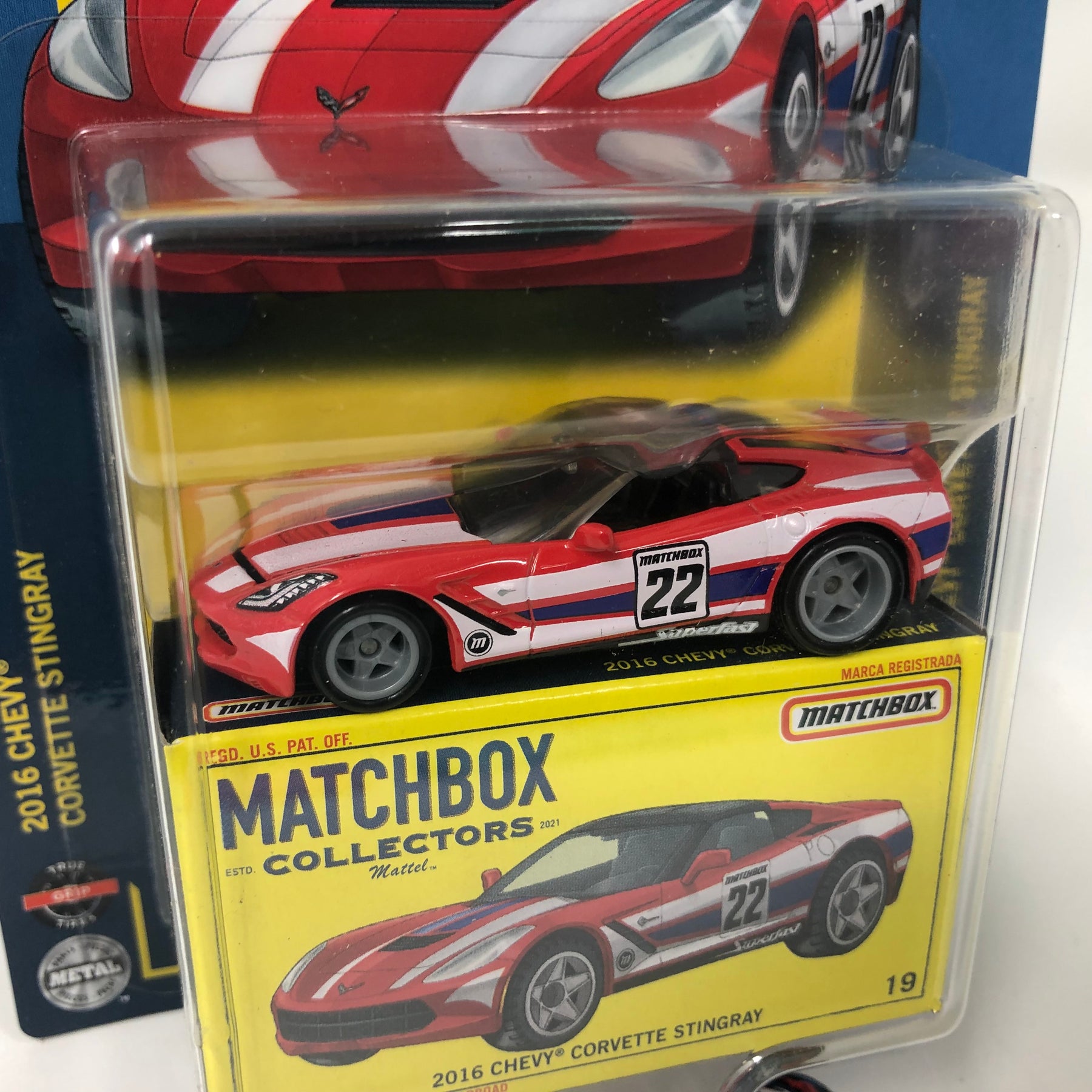 アクセサリ】 巨大アンティークパネル Chevrolet Corvette Stingray