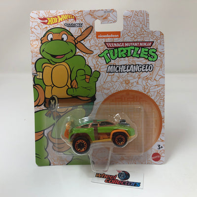 Carrinho Hot Wheels - Tartarugas Ninja - Michelangelo - Midnight