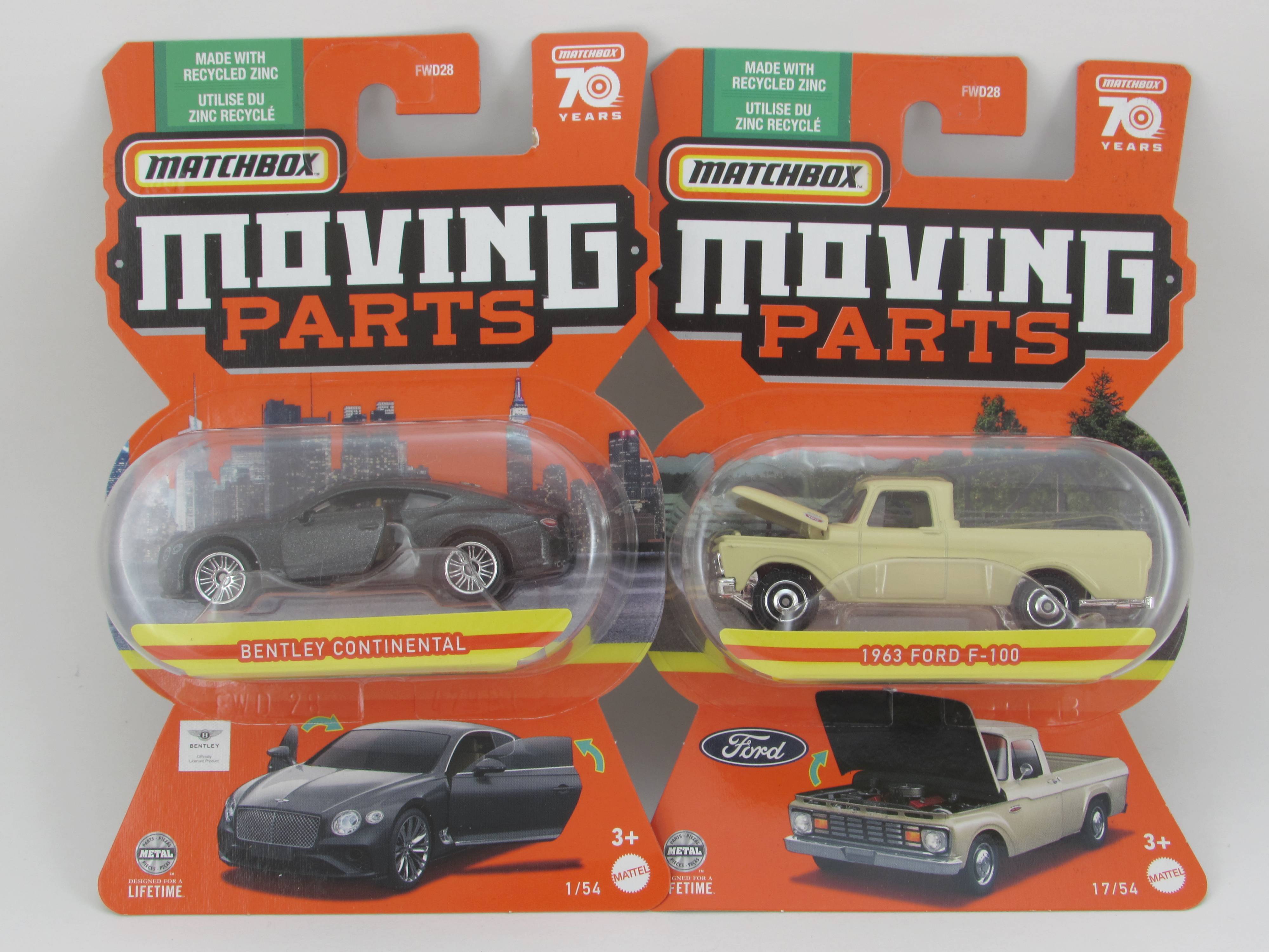 MATCHBOX 2022 MOVING PARTS FACTORY SEALED CASE B (8 Cars)