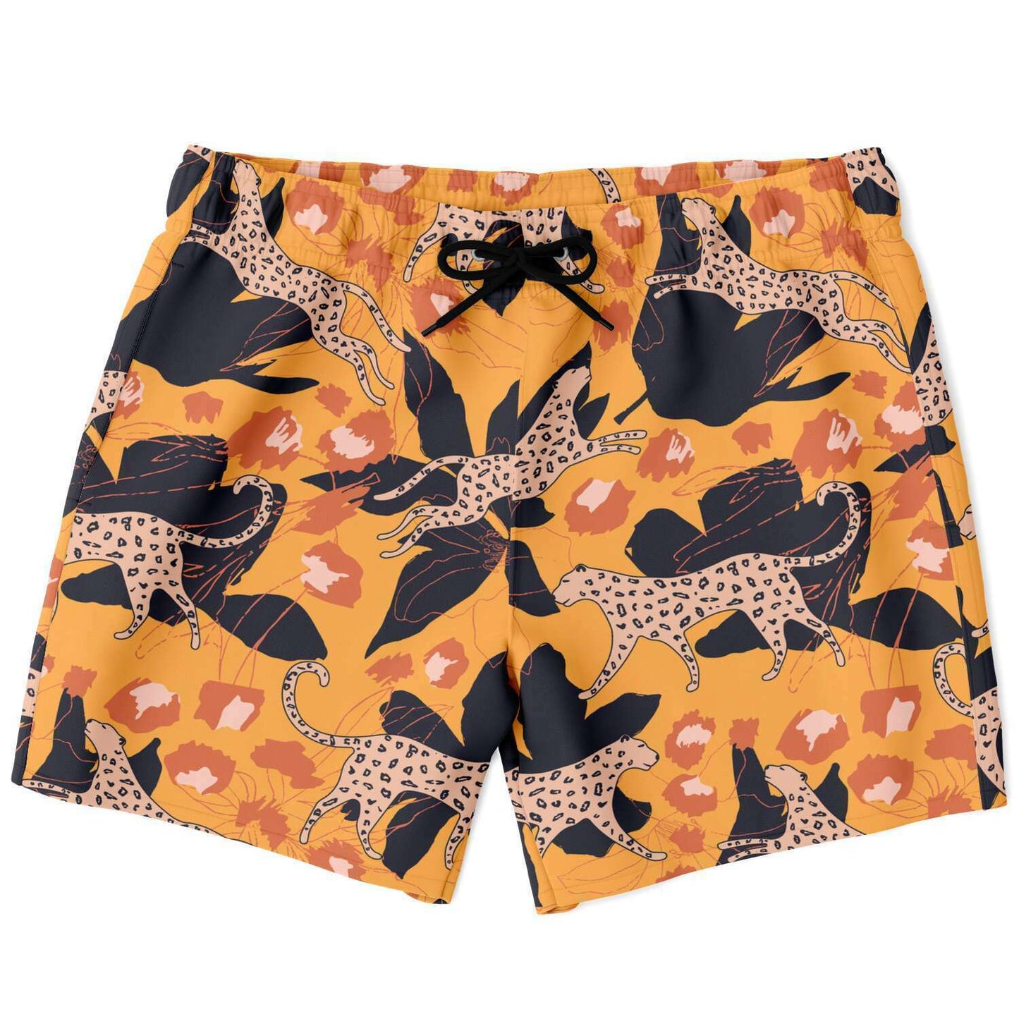 Inc International Concepts Men's Wild Cats Quick-Dry Tiger-Print 5 Swim  Trunks, Created for Macy's