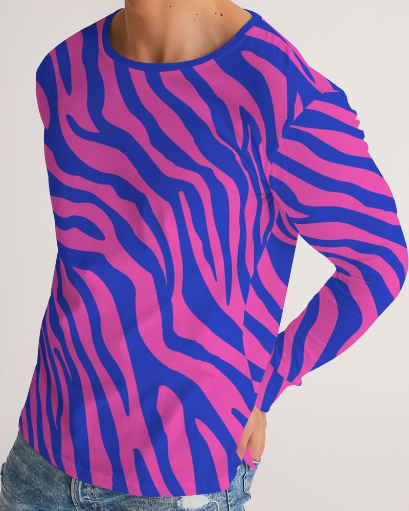 Zebra Print Men's Long Sleeve T Shirt – Harlow & Lloyd