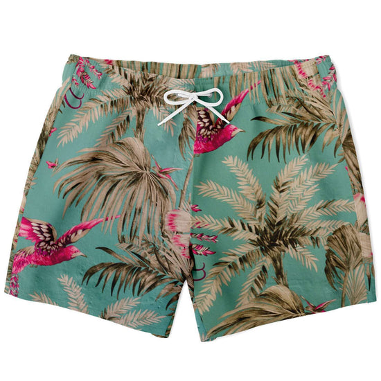 Y2K Tropical Swim Shorts - Medium – Flying Apple Vintage