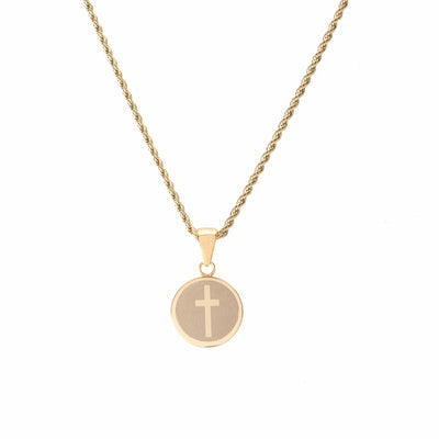 History of the Cross Necklace: Personalized + Engraved Crosses – Consider  the Wldflwrs