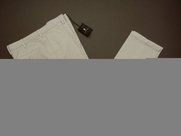 Marco Pescarolo Trousers: 34, cream, off seam pockets, cotton/elastane