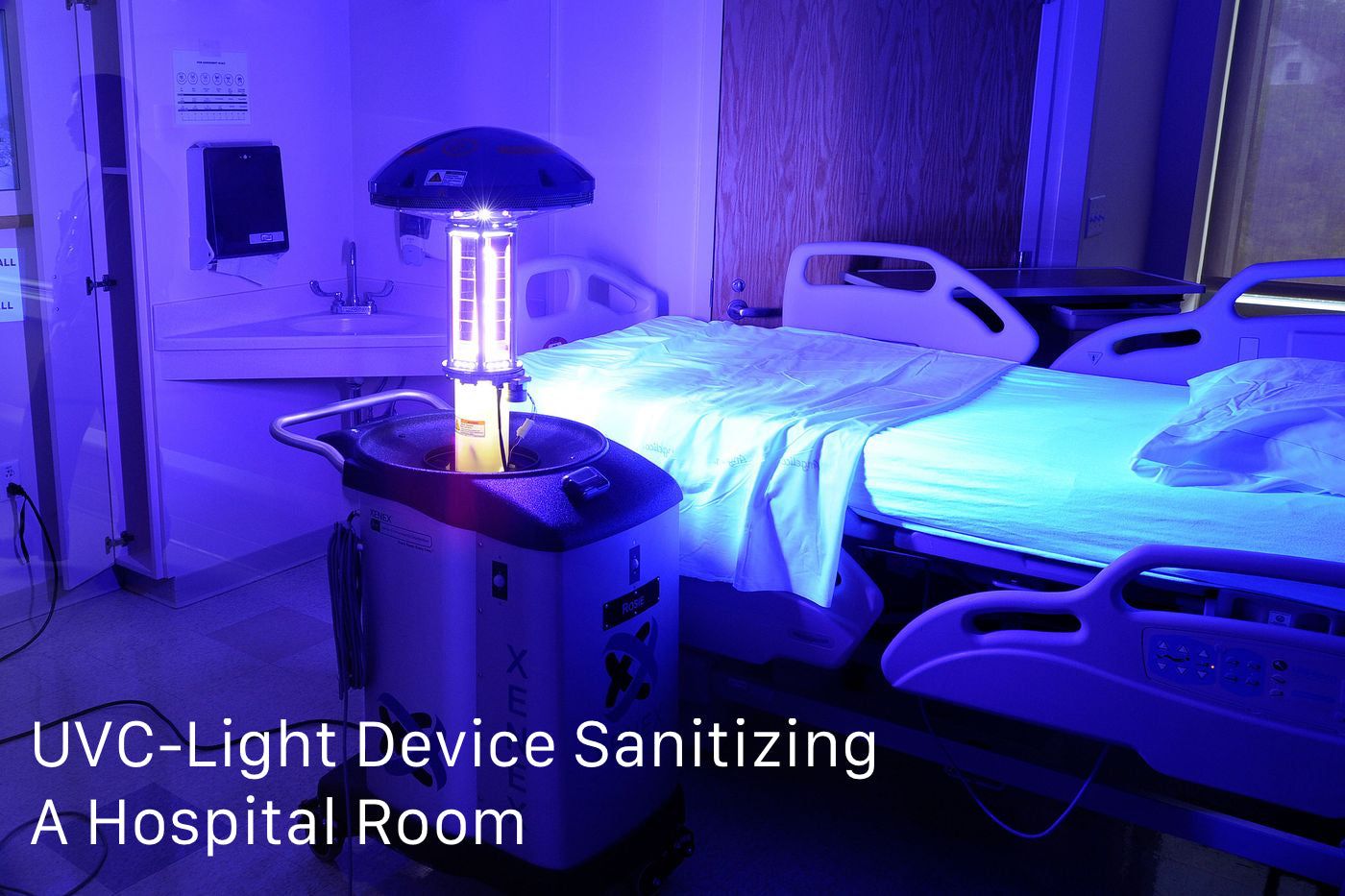 UVC at use in a hospital
