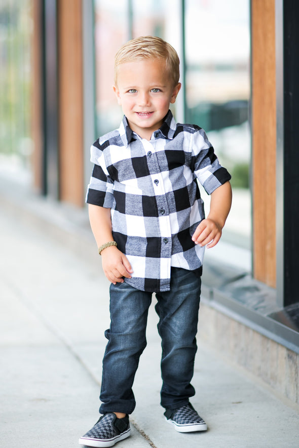 Beau Hudson - Black + White Buffalo Shirt | Roman & Leo – Roman & Leo ...