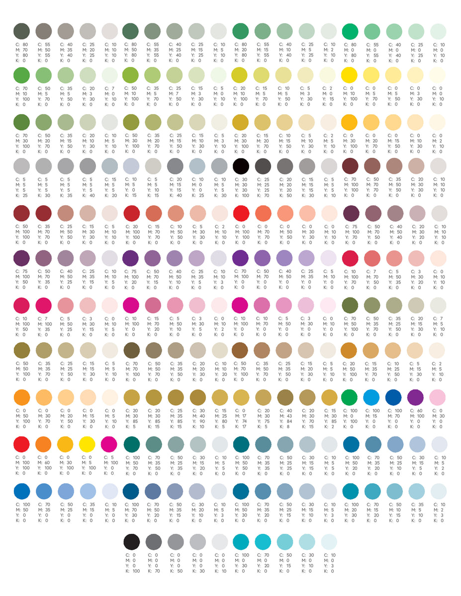 CMYK vs RGB Color Chart (Digital Download) – Printava
