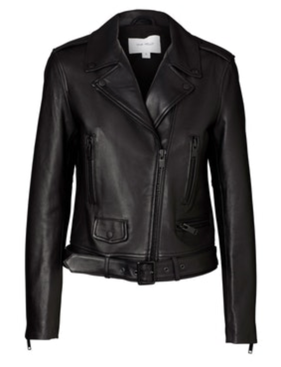 New Yorker Biker Jacket - Black/Black – et seQ fashion