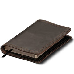 Open end leather bible cover