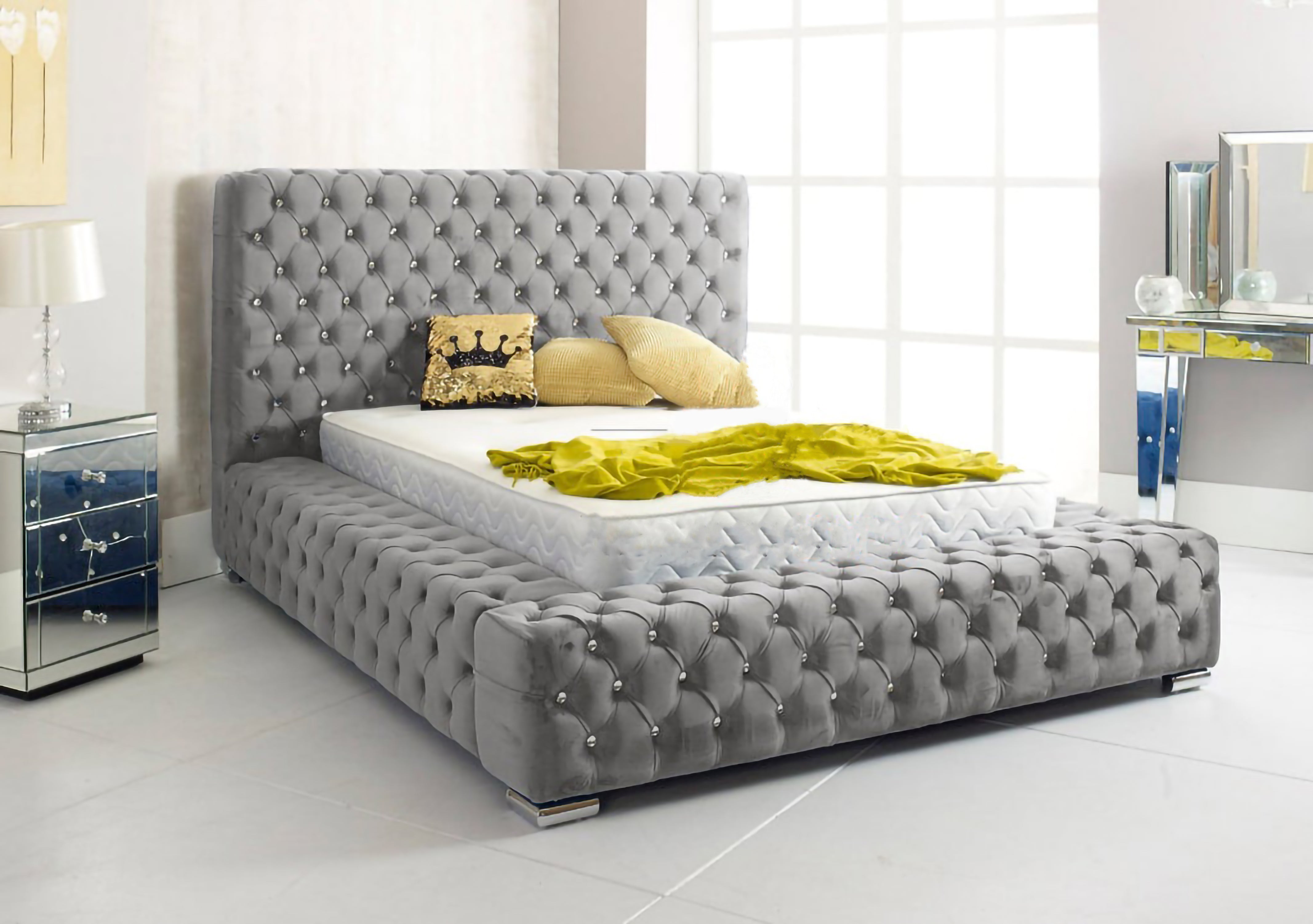 An image of Belgravia Chesterfield Bedframe