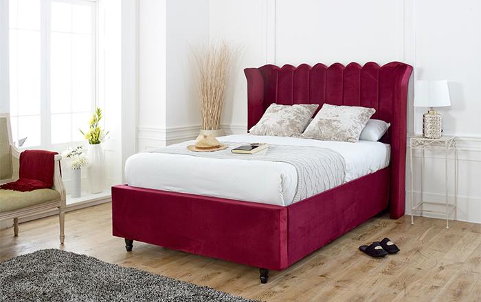 An image of Butterfly Wingback Bed
