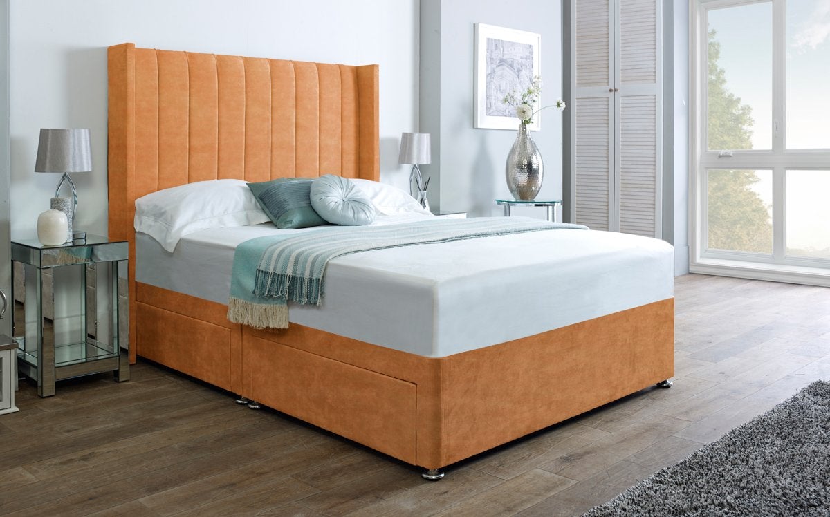 An image of Colorado Wingback Divan Bed Set