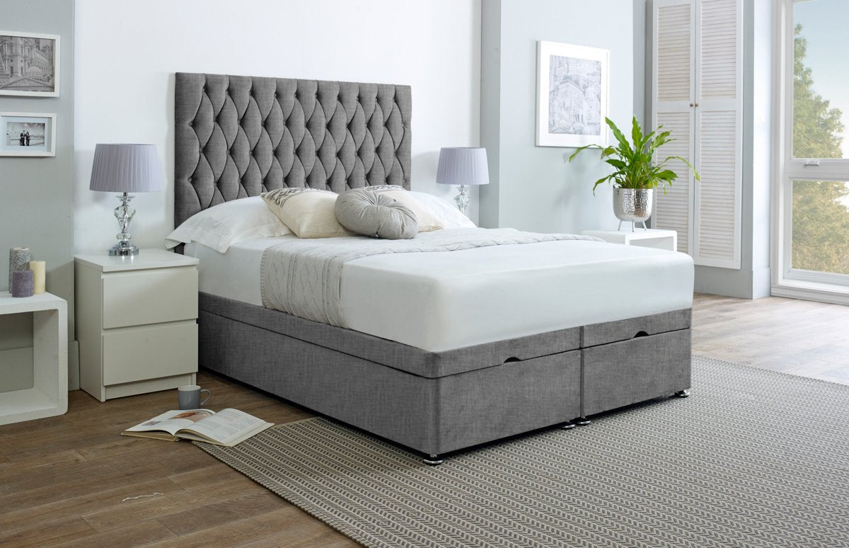 An image of Henry Chesterfield Ottoman Storage Bed