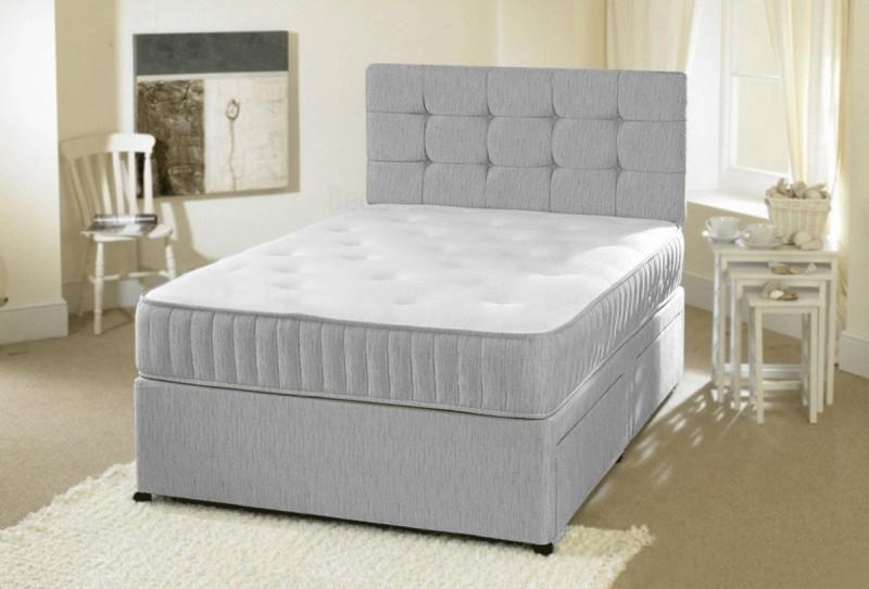 An image of Vienna Divan Bed With Bronze Ortho Mattress